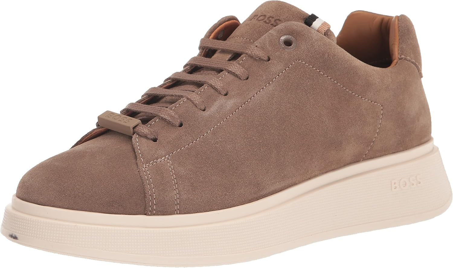 Mens Suede Sneakers with Rubber Sole