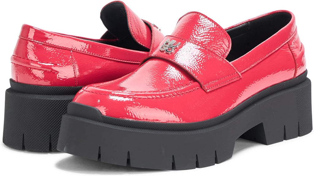 Womens Kris Chunky Platform Leather Loafer
