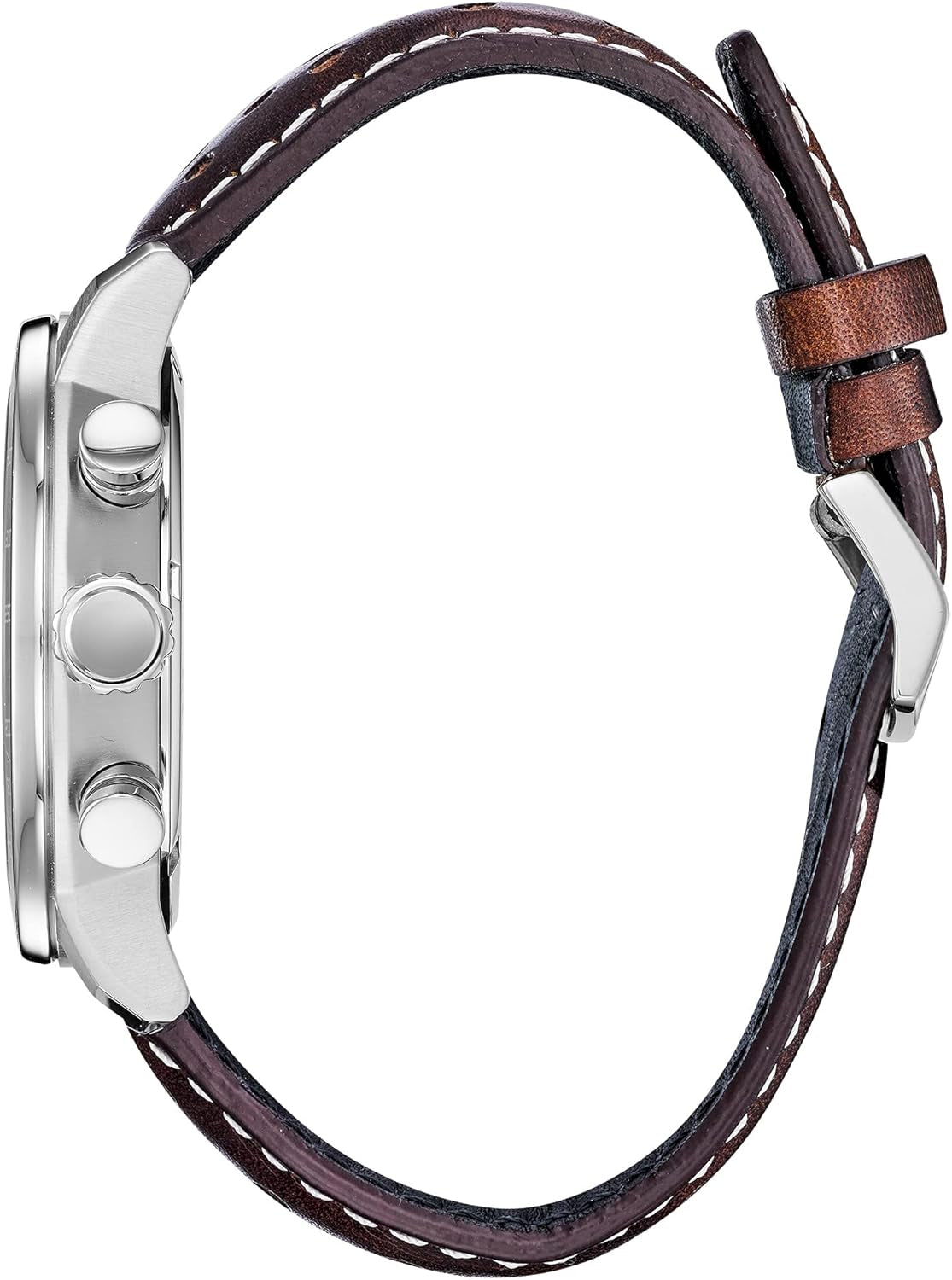 Citizen Men'S Eco-Drive Weekender Brycen Chronograph Watch in Stainless Steel