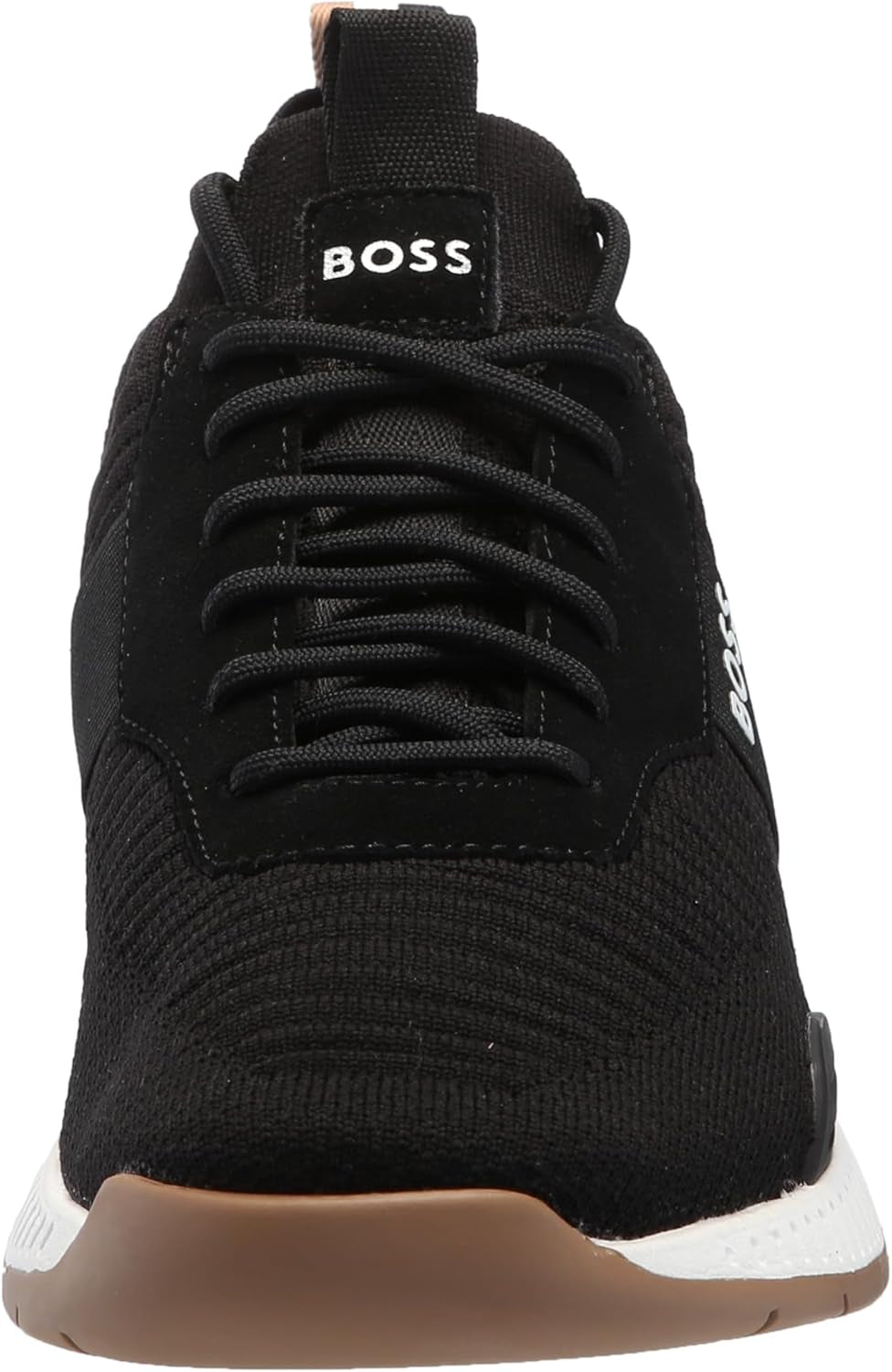 Mens Structured Knit Sock Running Sneaker