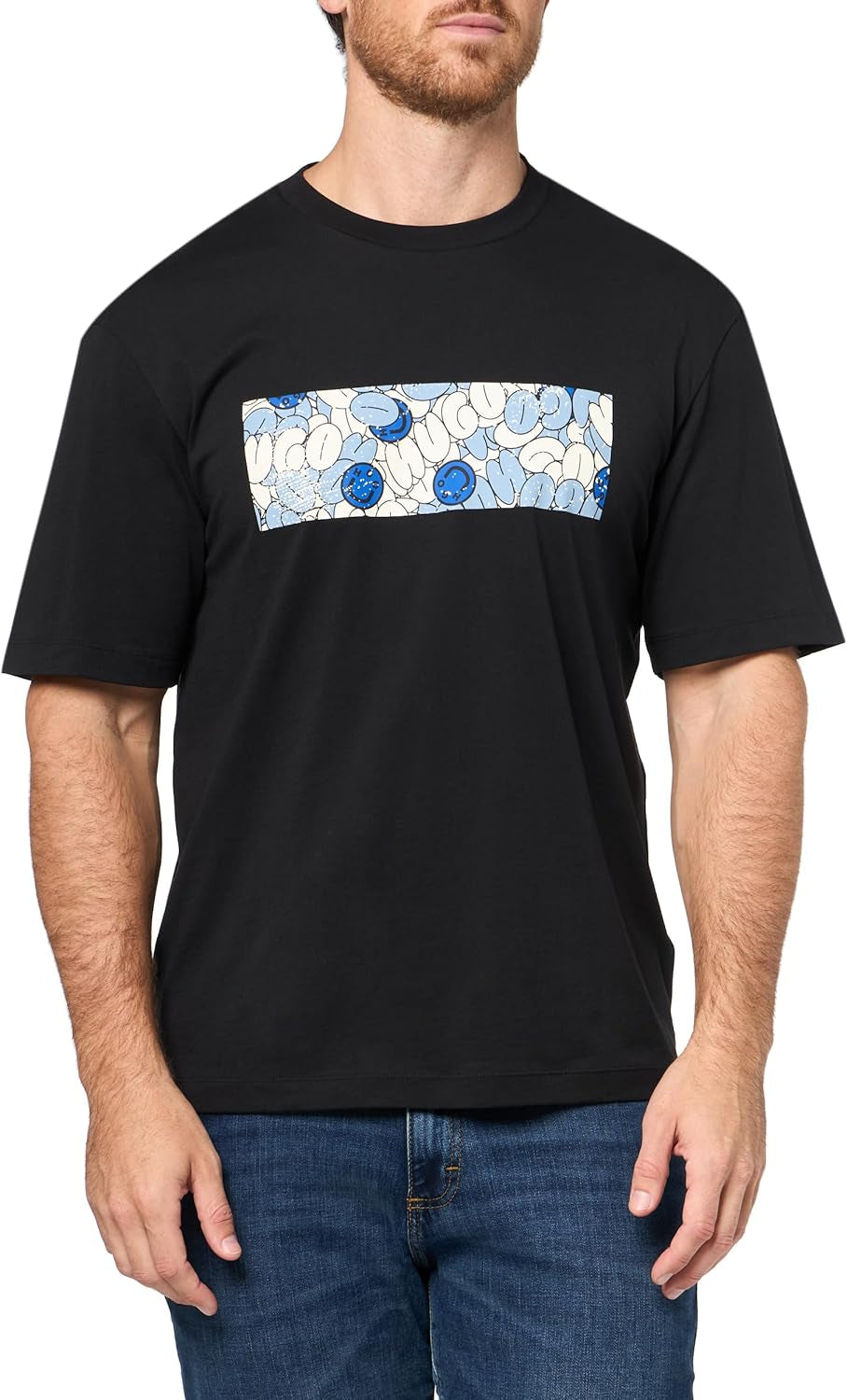 Men'S Printed Banner Logo T-Shirt
