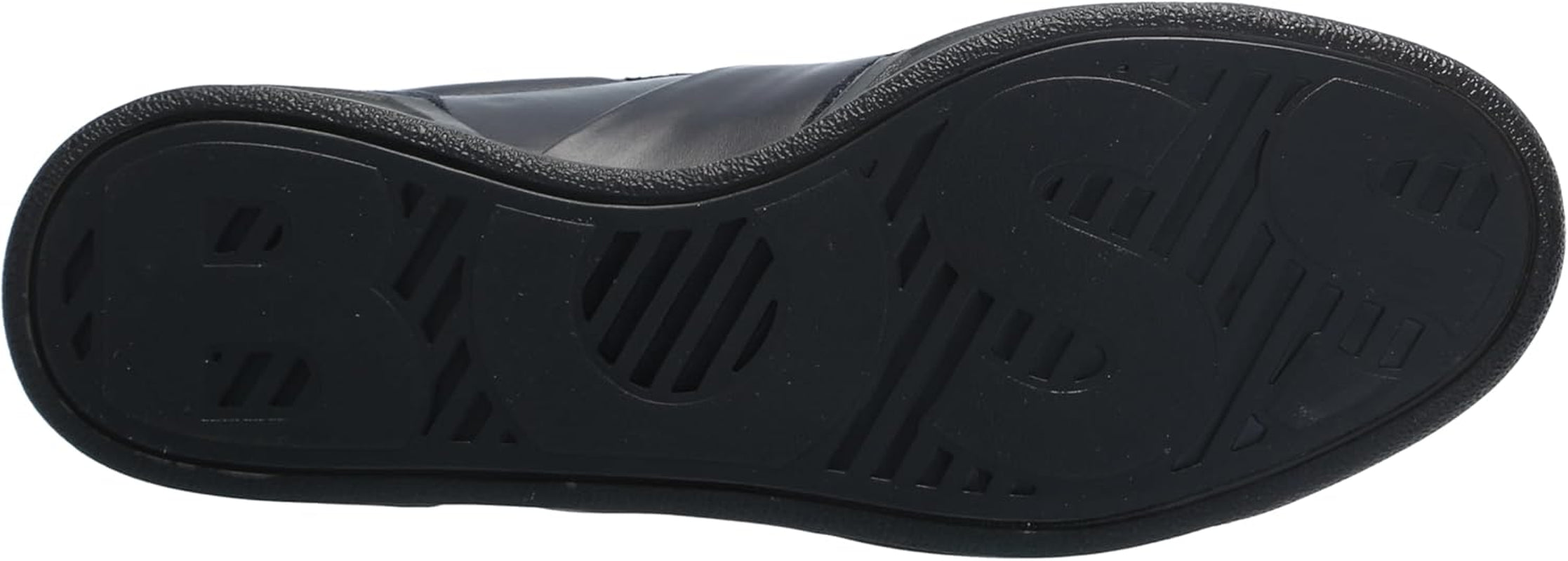 Mens Soft Leather Block Logo Low Top Sneaker