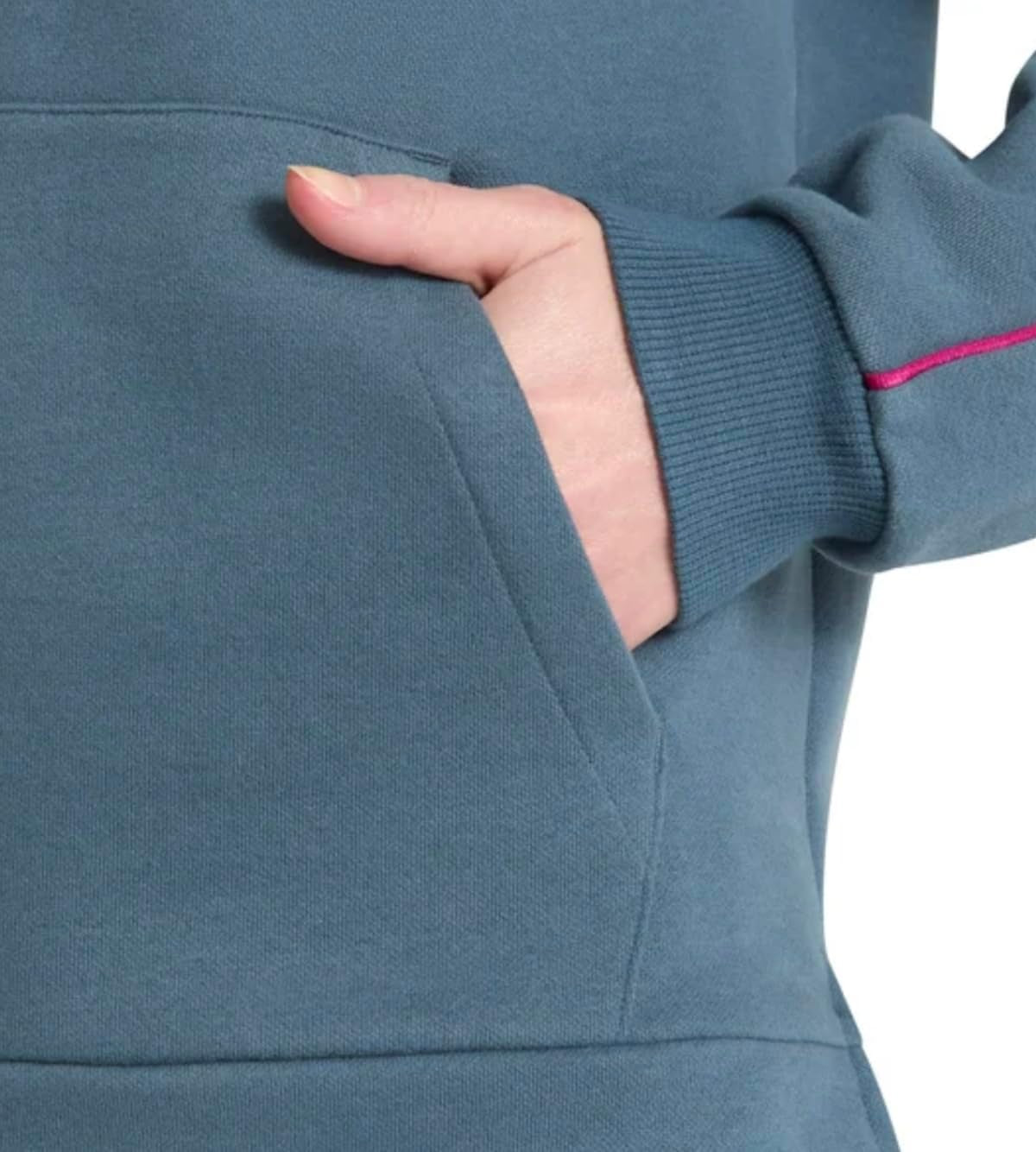 Women'S Long Sleeve Fleece Pullover Hoodie with Kangaroo Pocket