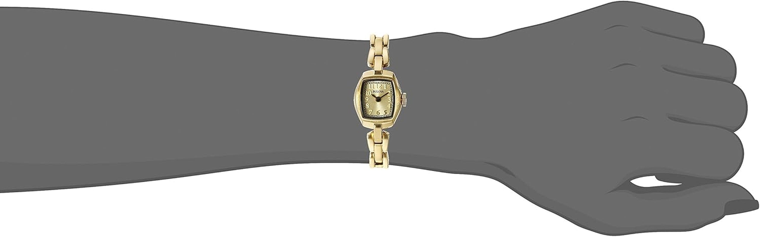 Ladies' Classic Dress Mini 2-Hand Quartz Watch, Stainless Steel, Arabic Markers