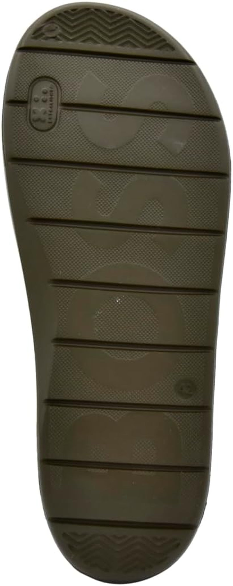 Mens Bold Logo Vinyl Slide Sandals