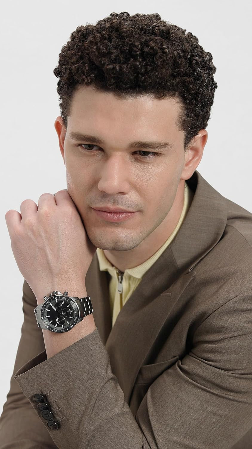 Bannon Multifunction Smoke Stainless Steel Watch