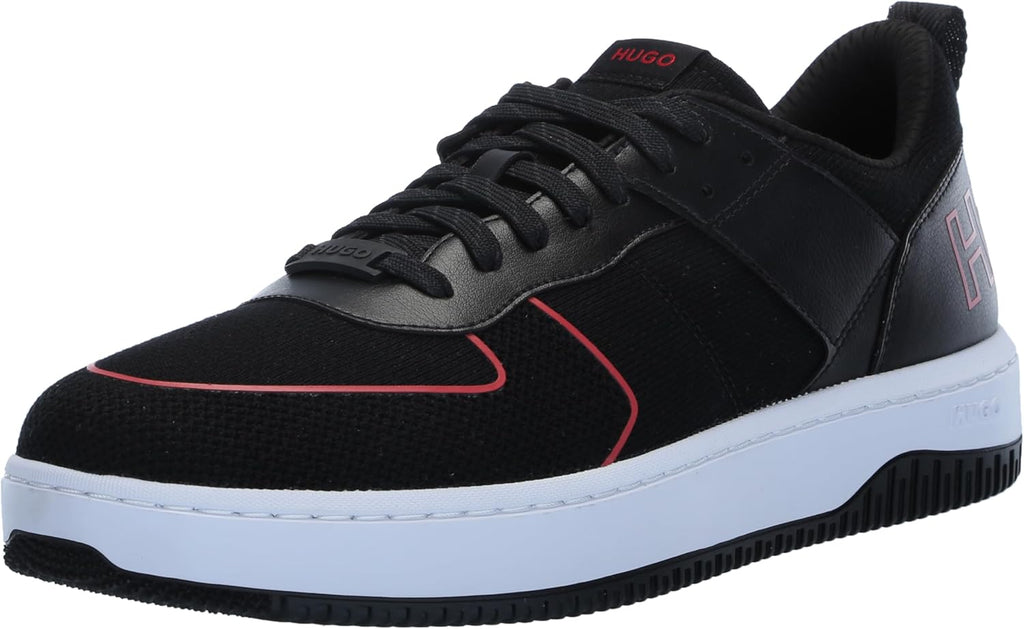 Mens Back Logo Lace up Sneakers
