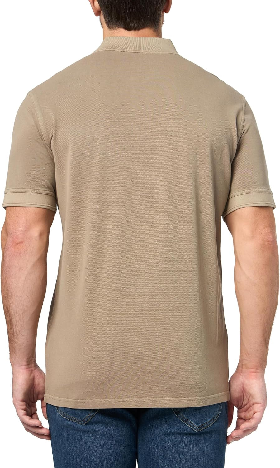 Men'S Basic Short Sleeve Pique Polo Shirt
