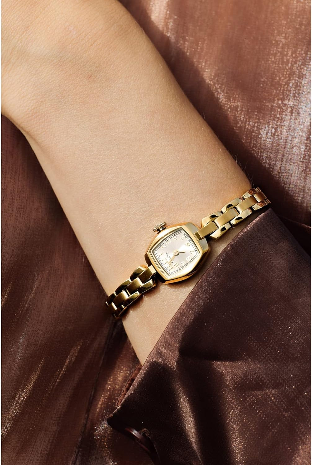 Ladies' Classic Dress Mini 2-Hand Quartz Watch, Stainless Steel, Arabic Markers