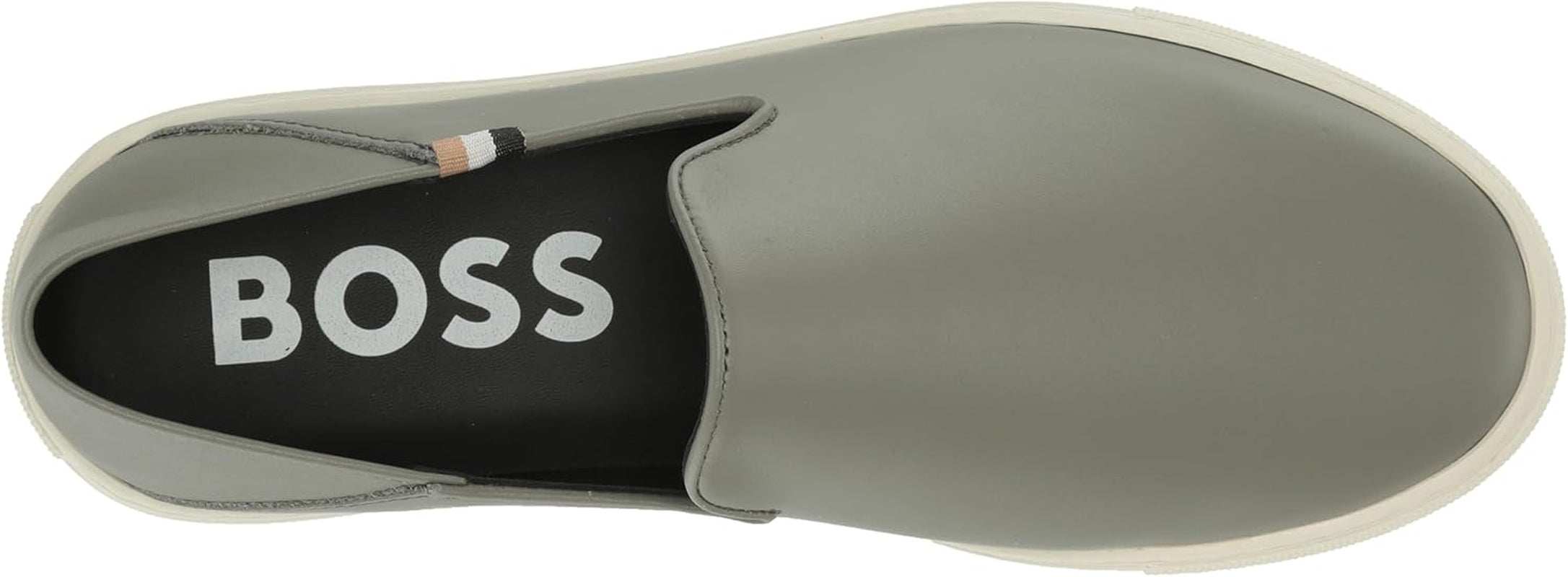 Mens Rey Leather Slip on Sneaker