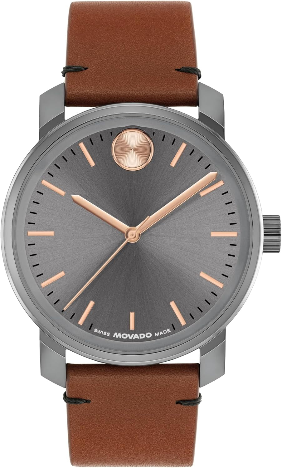 Bold Access Men'S Quartz Watch, Swiss Movement, Leather Strap, Water-Resistant up to 3ATM, Classic Timepiece - Gift for Him - 41Mm