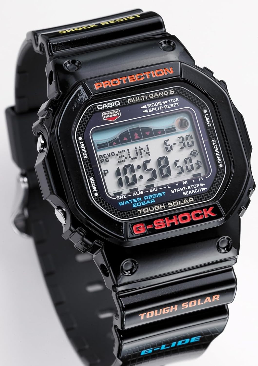 Casio Men'S GWX-5600-1JF  G-Lide Tough Solar Radio Controlled Watch [Japan Import]