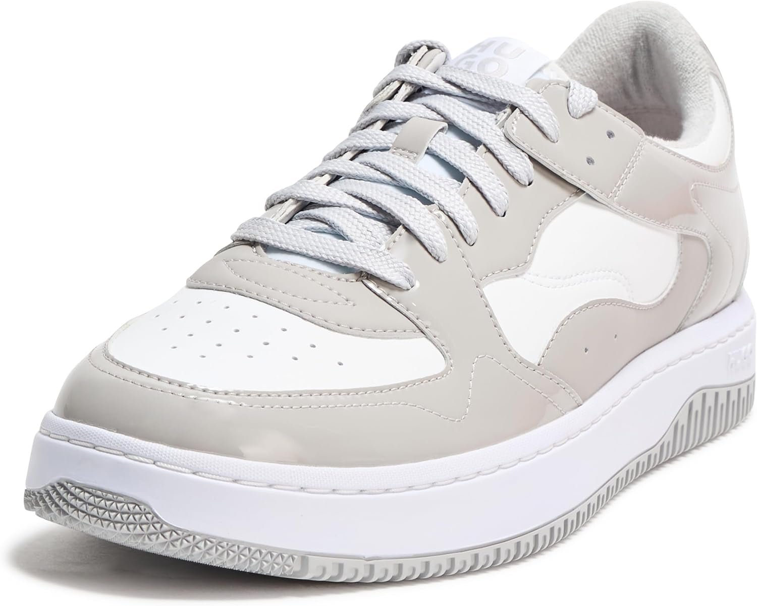 Mens Back Logo Lace up Sneakers