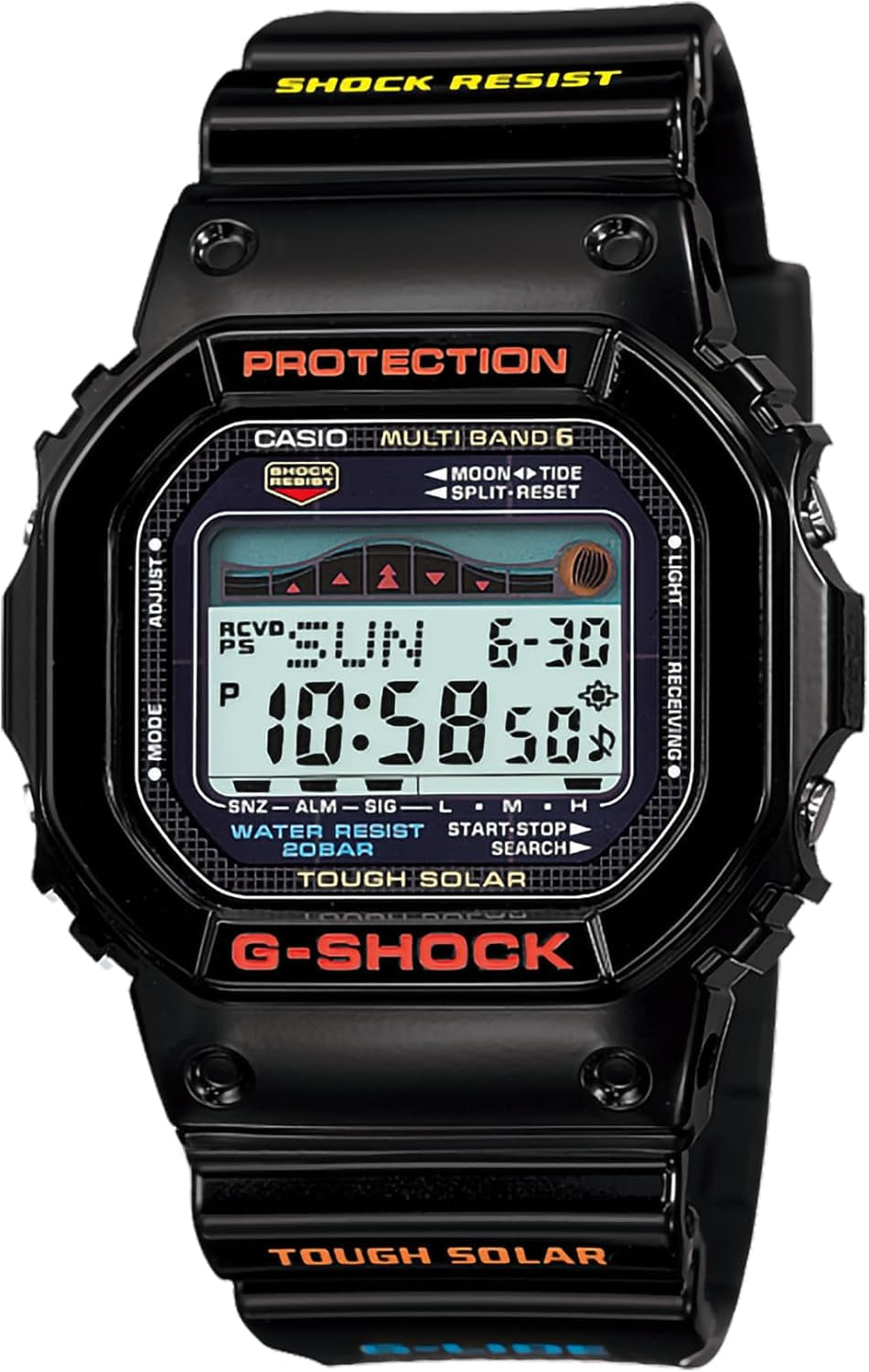 Casio Men'S GWX-5600-1JF  G-Lide Tough Solar Radio Controlled Watch [Japan Import]
