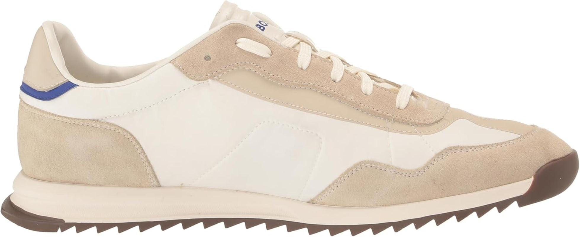 Mens Zayn Low Profile Suede Leather Two Tone Sneaker
