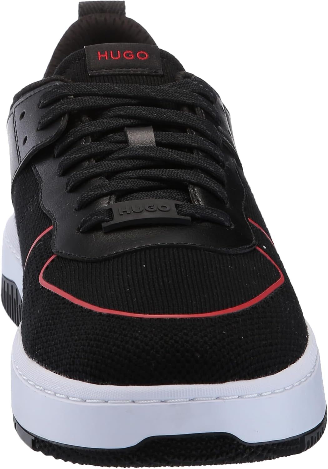 Mens Back Logo Lace up Sneakers