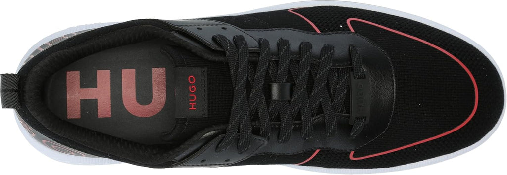 Mens Back Logo Lace up Sneakers