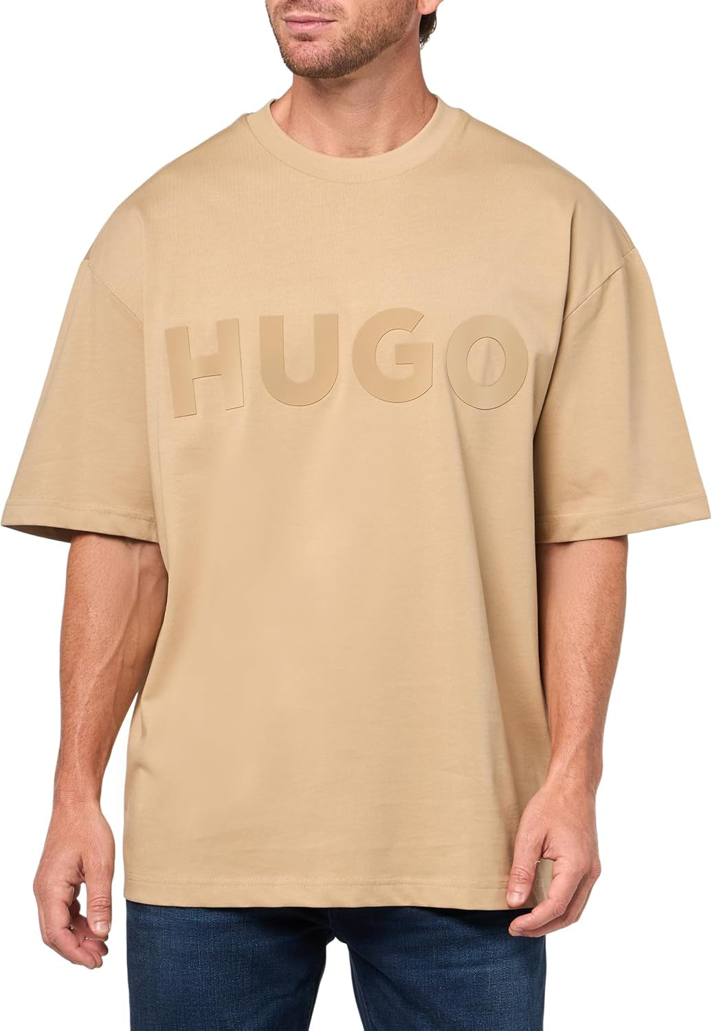 Men'S Tonal Logo Cotton T-Shirt