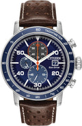 Citizen Men'S Eco-Drive Weekender Brycen Chronograph Watch in Stainless Steel
