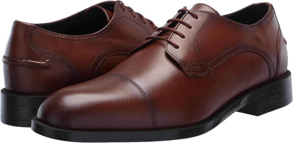 Mens Tayil Smooth Leather Derby Dress Shoe