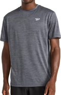 Men'S Small Logo Short Sleeve Crewneck T-Shirt, Standard Fit, Breathable Lightweight Stretch Knit Fabric