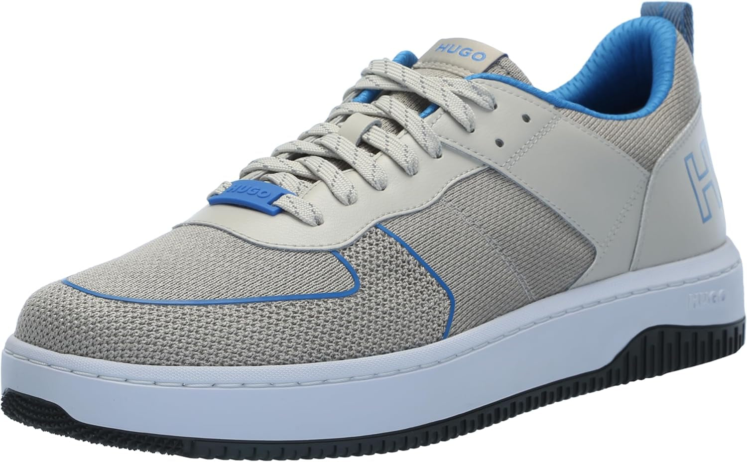 Mens Back Logo Lace up Sneakers