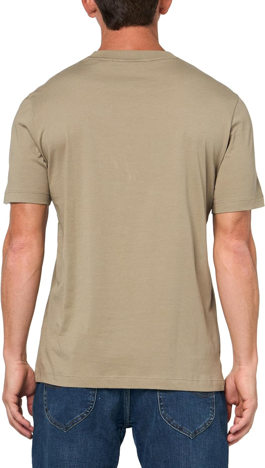 Men'S Textured Retro Logo Cotton T-Shirt